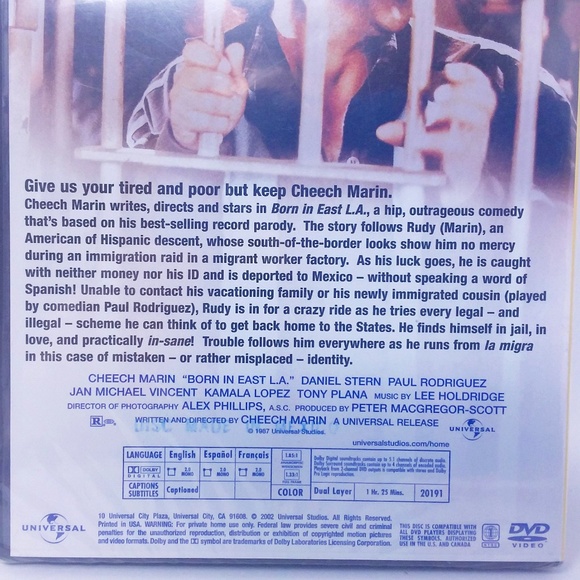 ✨4/$35✨ Born in East L.A. DVD - Picture 4 of 4